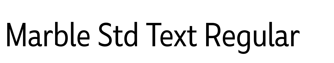 Marble Std Text Regular